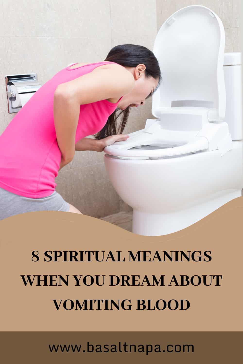 8 meanings to dreaming about vomiting blood