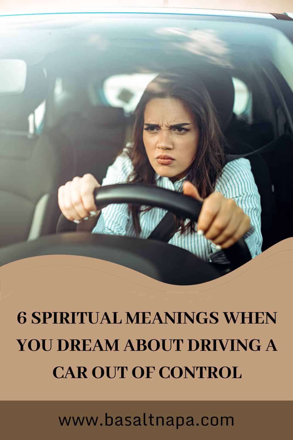 6 Meanings to dreams where your car goes out of control