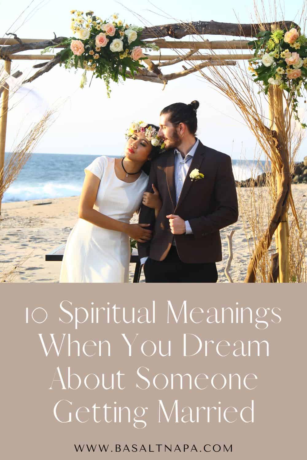 What does it mean when you dream about someone getting married?