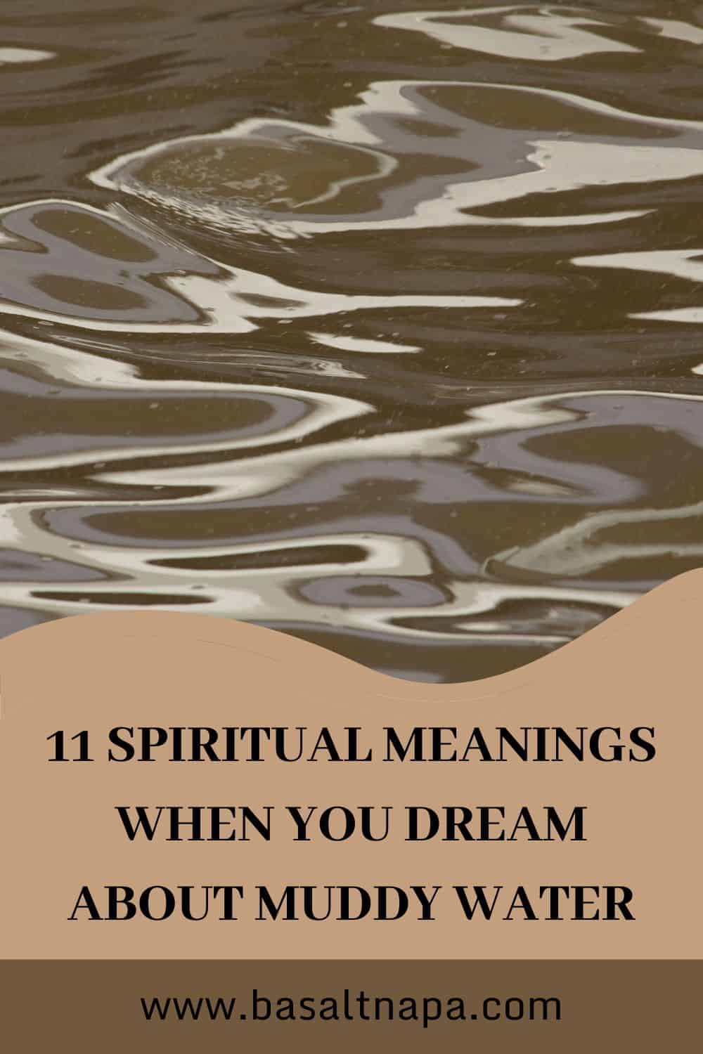 11 Spiritual Meanings When You Dream About Muddy Water