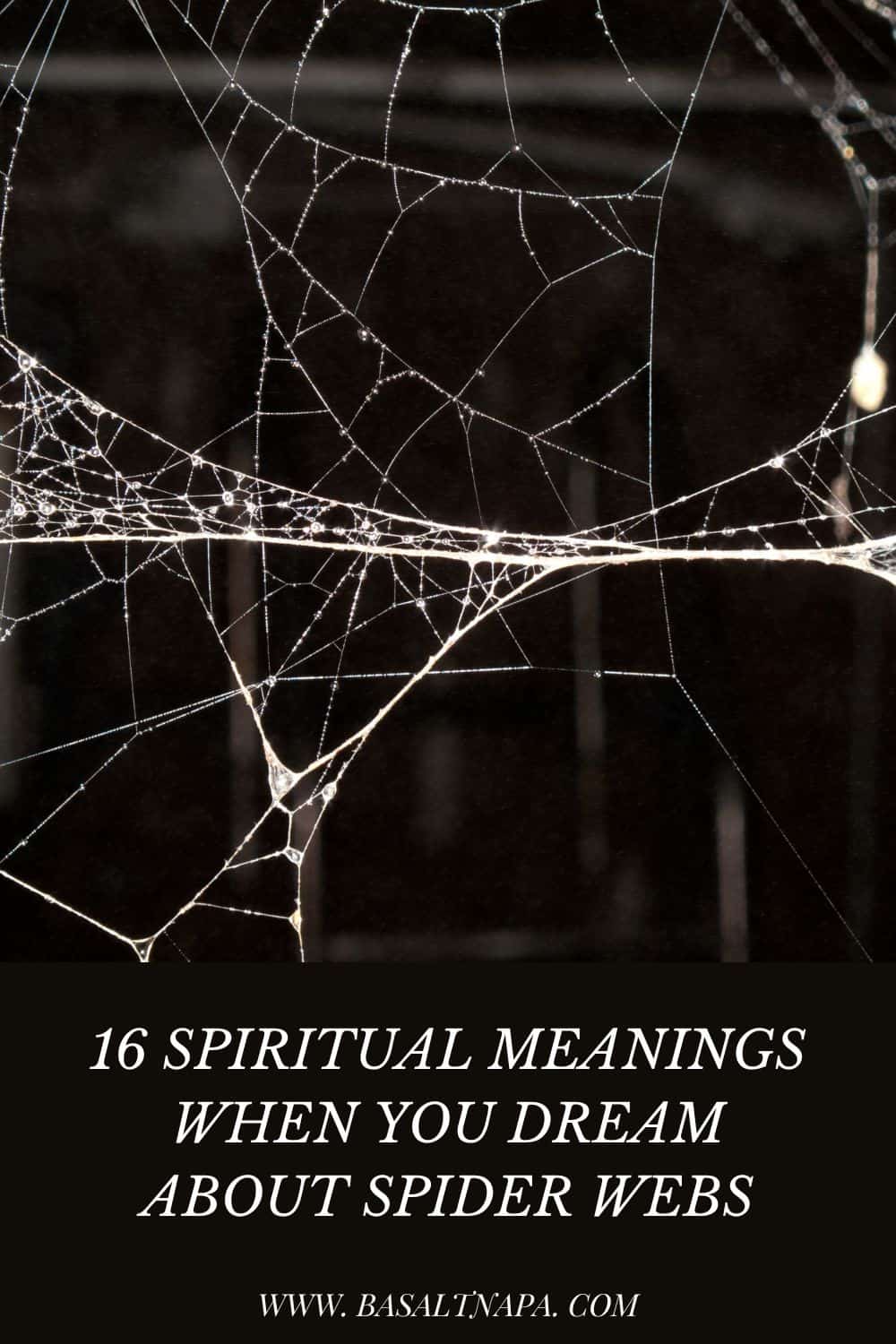 16 Spiritual Meanings When you Dream About Spider Webs