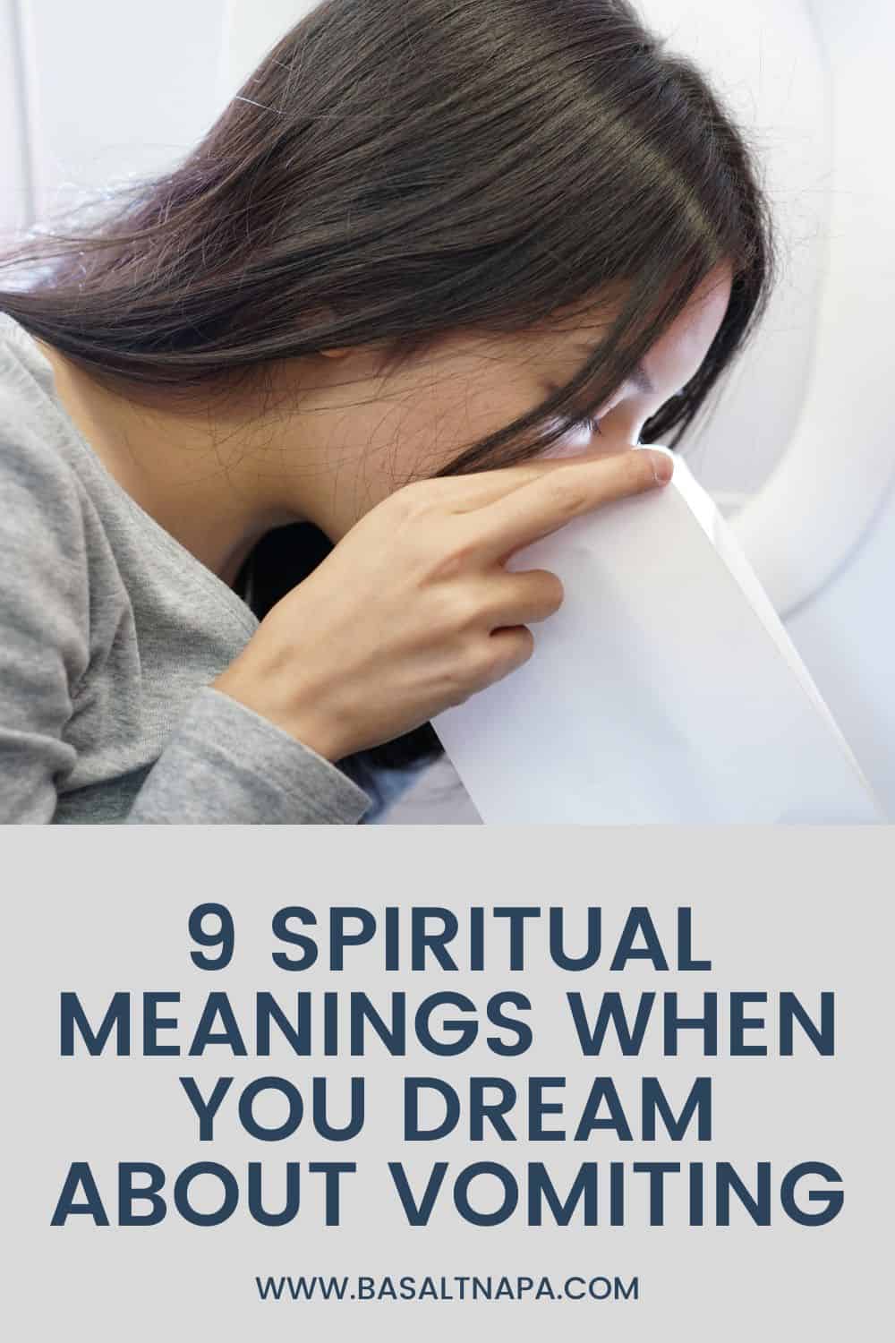9 Spiritual Meanings When You Dream About Vomiting