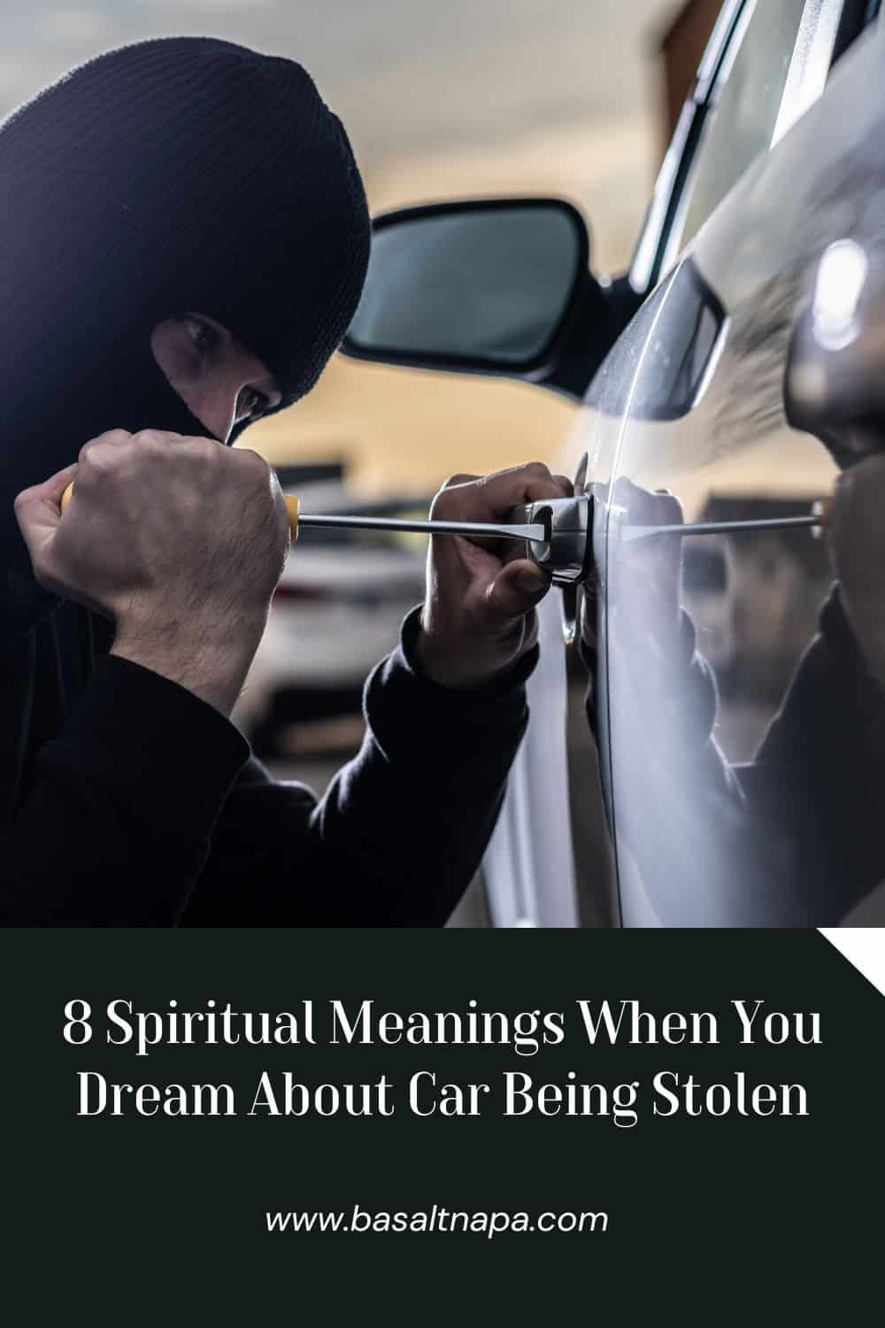 Spiritual Meanings of Your Car Being Stolen in Dreams