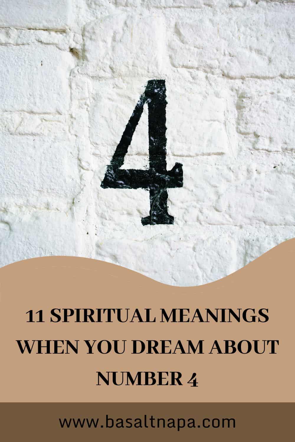 What Does it Mean to See Number Four in a Dream?